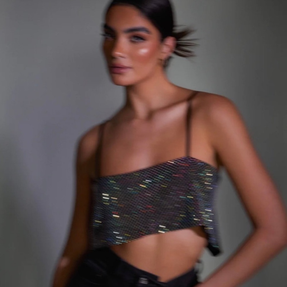 SLA THE LABEL CROPPED TANK